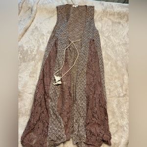 Women’s Long Brown Fly Away by UMGEE